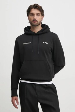 Calvin Klein Jeans: Чёрная толстовка 