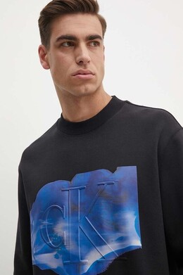 Calvin Klein Jeans: Чёрная толстовка 