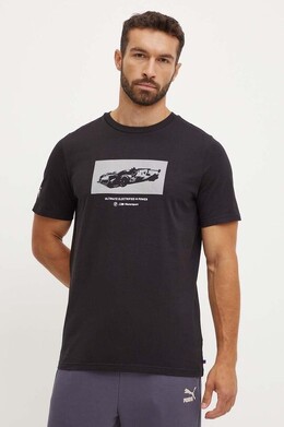 PUMA: Чёрная футболка  BMW Motorsport
