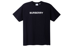 Burberry: Чёрная футболка 