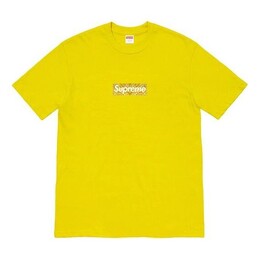 Supreme: Жёлтая футболка  Box Logo