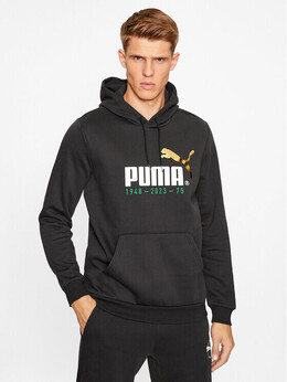 PUMA: Чёрная толстовка 