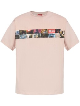 Diesel: Розовая футболка 