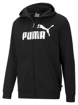 PUMA: Чёрная толстовка  Ess