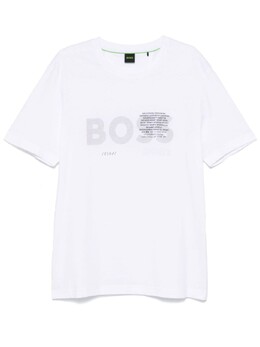 BOSS: Белая футболка 