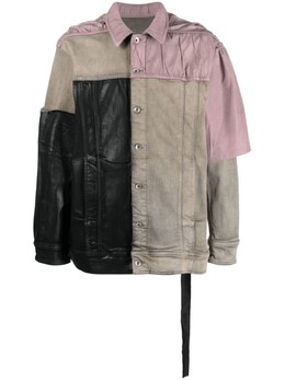 Rick Owens Drkshdw: Куртка  Jumbo в стиле пэчворк