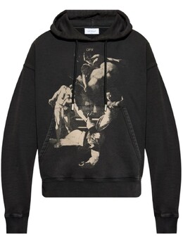 Off-White: Толстовка с принтом 