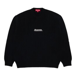 Supreme: Чёрный свитер  Old English
