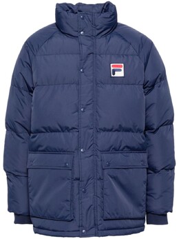 Fila: Синий пуховик 