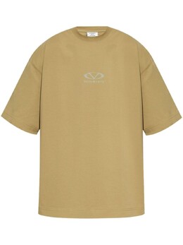 Vetements: Хлопковая футболка 