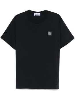Stone Island: Синяя футболка 