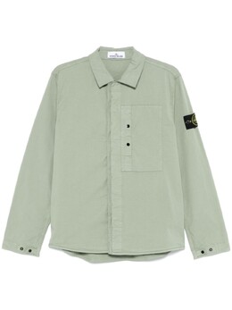 Stone Island: Зелёная куртка  Compass