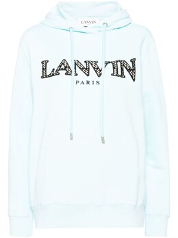 Lanvin: Синяя толстовка 