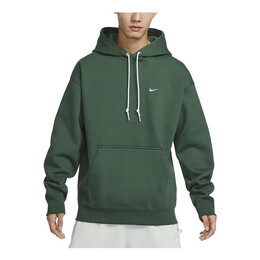 Nike: Толстовка  Solo Swoosh с капюшоном