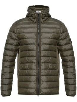 Stone Island: Пуховик с капюшоном 