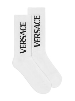 Versace: Белые носки 