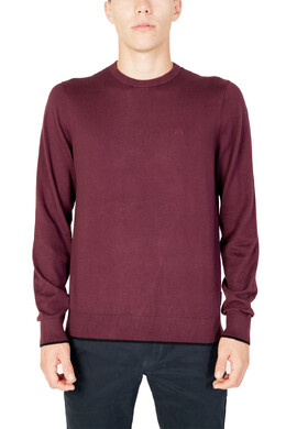 Armani Exchange: Фиолетовый свитер 