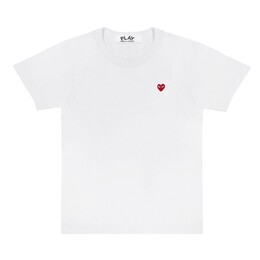 Comme Des Garçons Play: Белая футболка  Heart