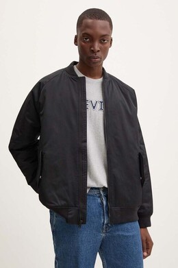 Levi's: Чёрная куртка 