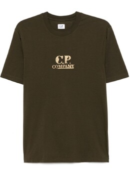C.P. Company: Зелёная футболка 