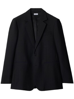 Burberry: Пиджаки из шерсти 