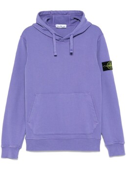 Stone Island: Фиолетовая толстовка  Compass