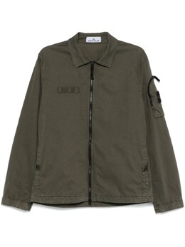 Stone Island: Зелёная рубашка  Compass