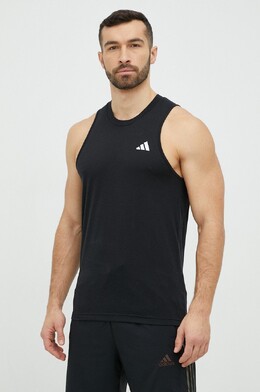 adidas Performance: Чёрная футболка 