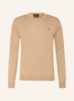 Polo Ralph Lauren: Коричневый свитер 