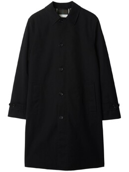 Burberry: Однобортное пальто 