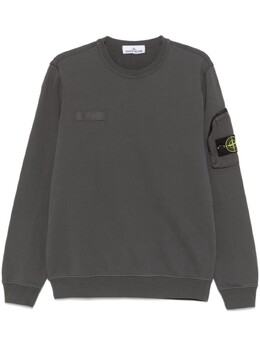 Stone Island: Серая толстовка  Compass