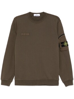 Stone Island: Зелёная толстовка  Compass