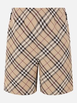 Burberry: Шорты в клетку 