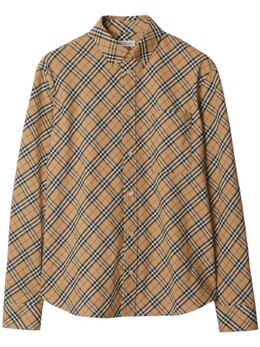 Burberry: Рубашка в клетку 