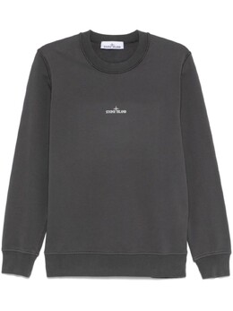 Stone Island: Серая толстовка 