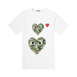 Comme Des Garçons Play: Футболка  Play с коротким рукавом