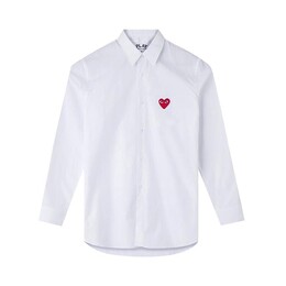 Comme Des Garçons Play: Рубашка  Heart с длинным рукавом