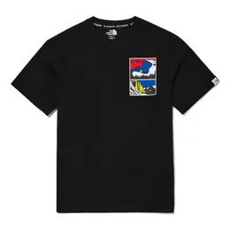 The North Face: Чёрная футболка  Graphic