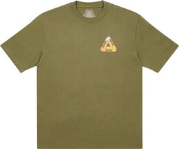 Palace: Зелёная футболка 