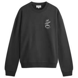 Maison Kitsuné: Чёрная толстовка 