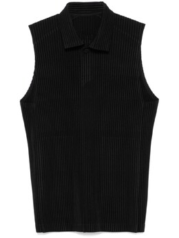Homme Plissé Issey Miyake: Чёрная рубашка 