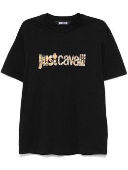 Just Cavalli: Чёрная футболка 