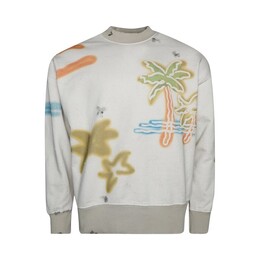 Palm Angels: Белая толстовка 