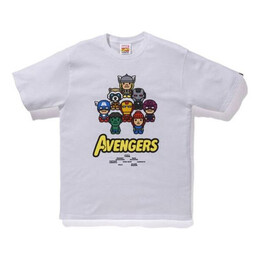 A BATHING APE: Белая футболка 