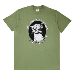 Supreme: Светлая футболка  Smoke