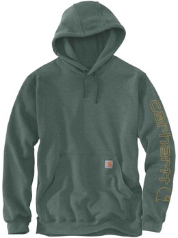 Carhartt: Зелёная толстовка 