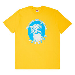 Supreme: Жёлтая футболка  Smoke