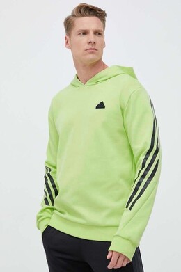 Adidas: Зелёная толстовка 