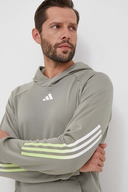Adidas: Зелёная толстовка 