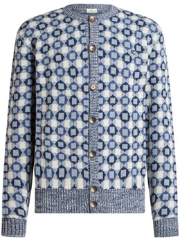 Etro: Синий кардиган 